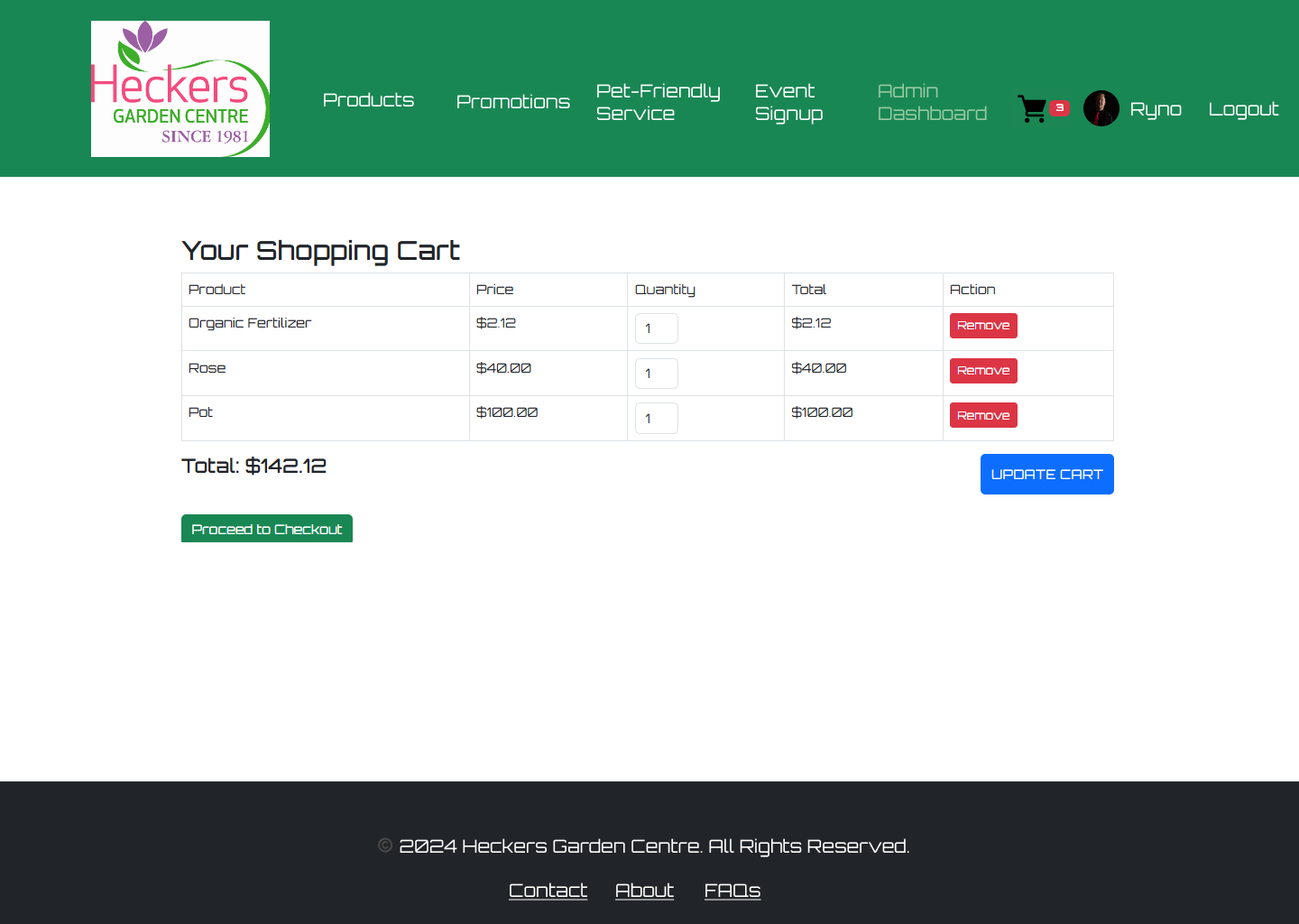 Cart Page
