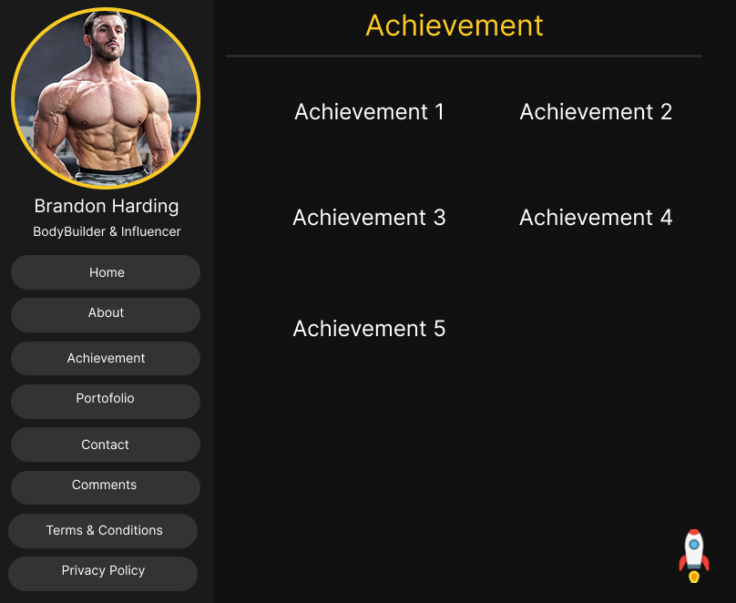 Achievements Page