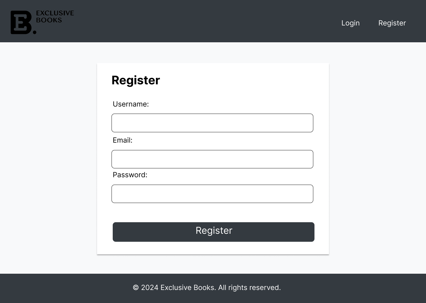 Register Page