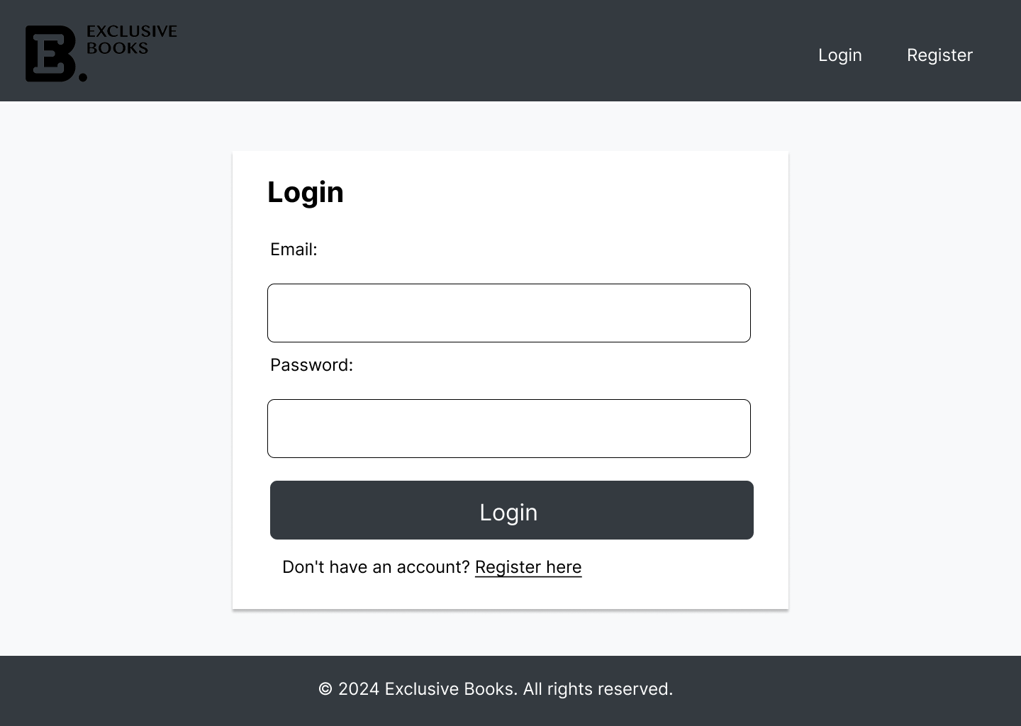 login Page
